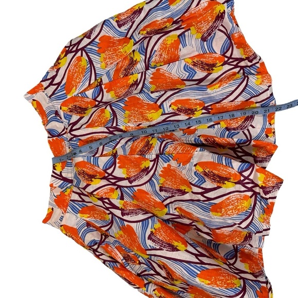 Francis + Benedict handmade African cotton block print floral mini skirt s NWT - Picture 4 of 8